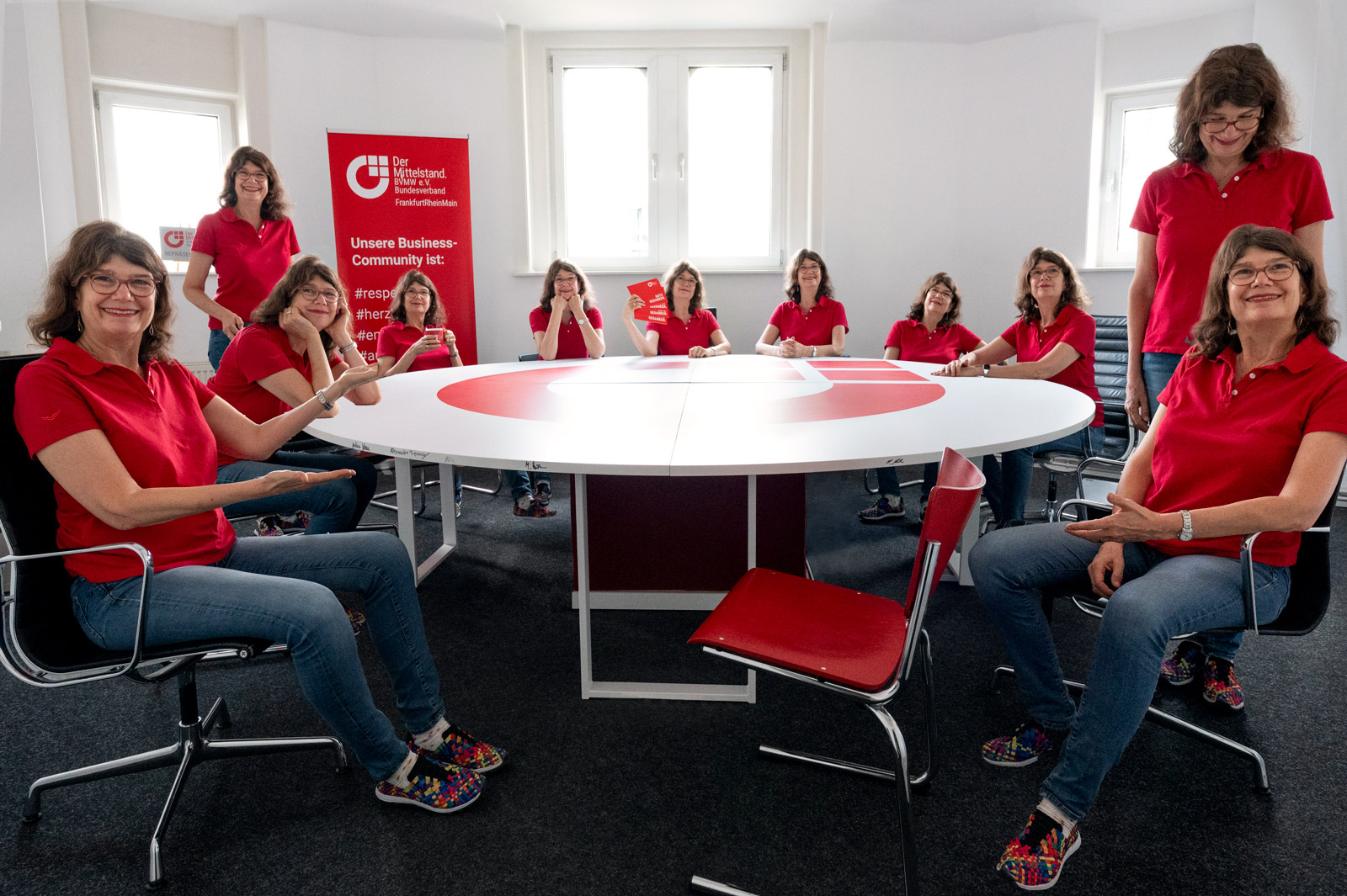 ConnyUnity Team am Runden Tisch Frankfurt